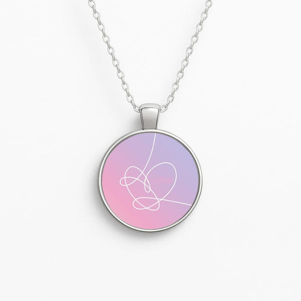 Love Yourself Answer Album - K Pop Circle Necklace