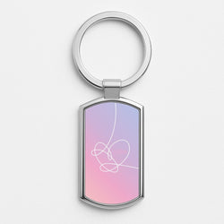 Love Yourself Answer Album - K Pop Silver Keyring