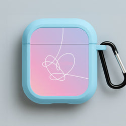Love Yourself Answer Album - K Pop Blue AirPods Case