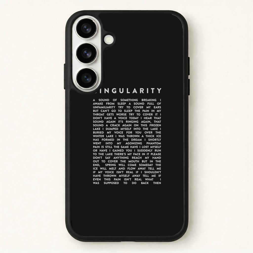 Singularity Lyrics - K Pop Phone Case for Galaxy S26 Plus