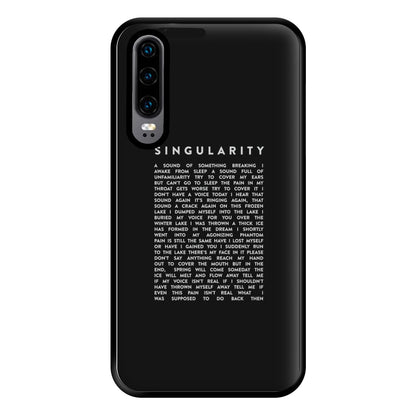 Singularity Lyrics - K Pop Phone Case for Huawei P30