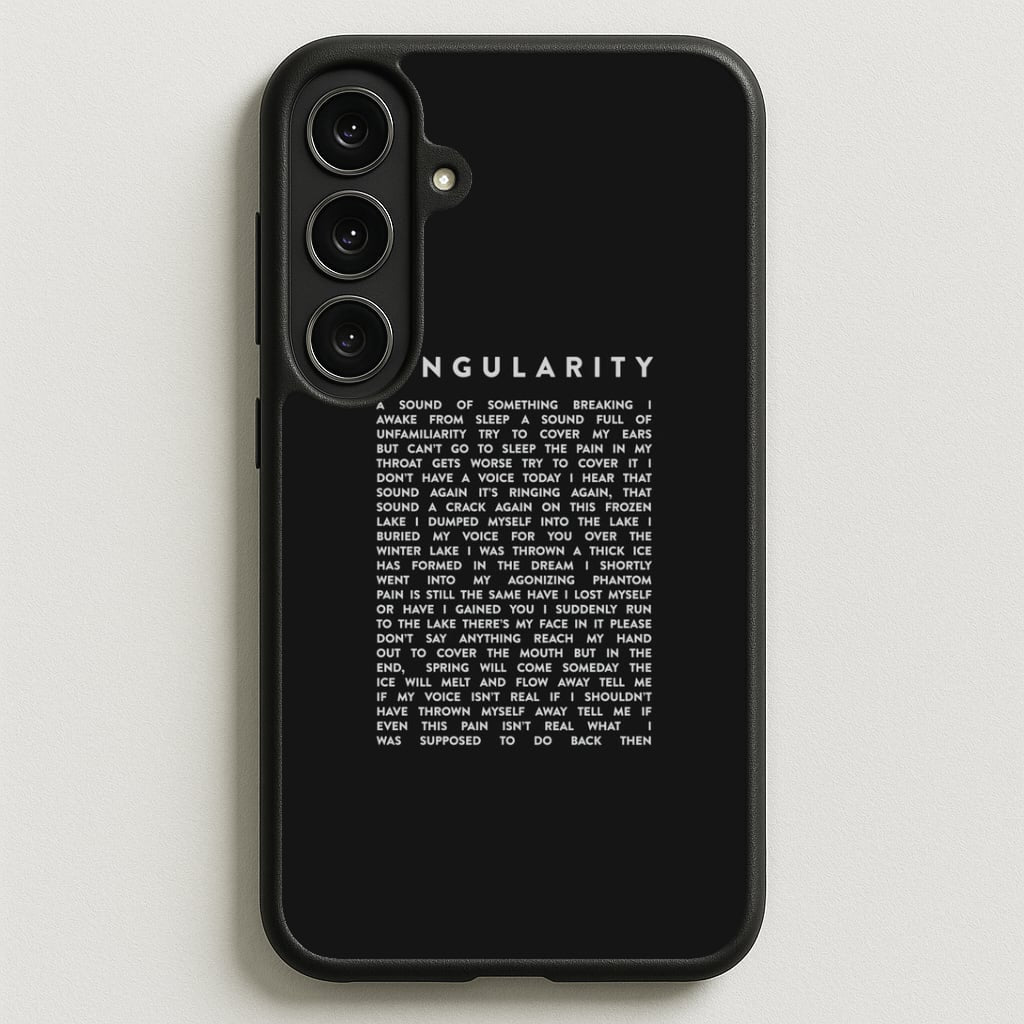 Singularity Lyrics - K Pop Phone Case for Galaxy S25FE