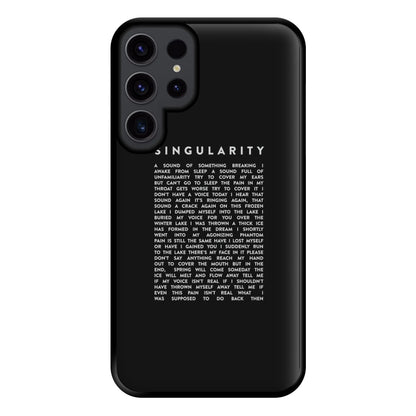 Singularity Lyrics - K Pop Phone Case for Galaxy S23 Ultra