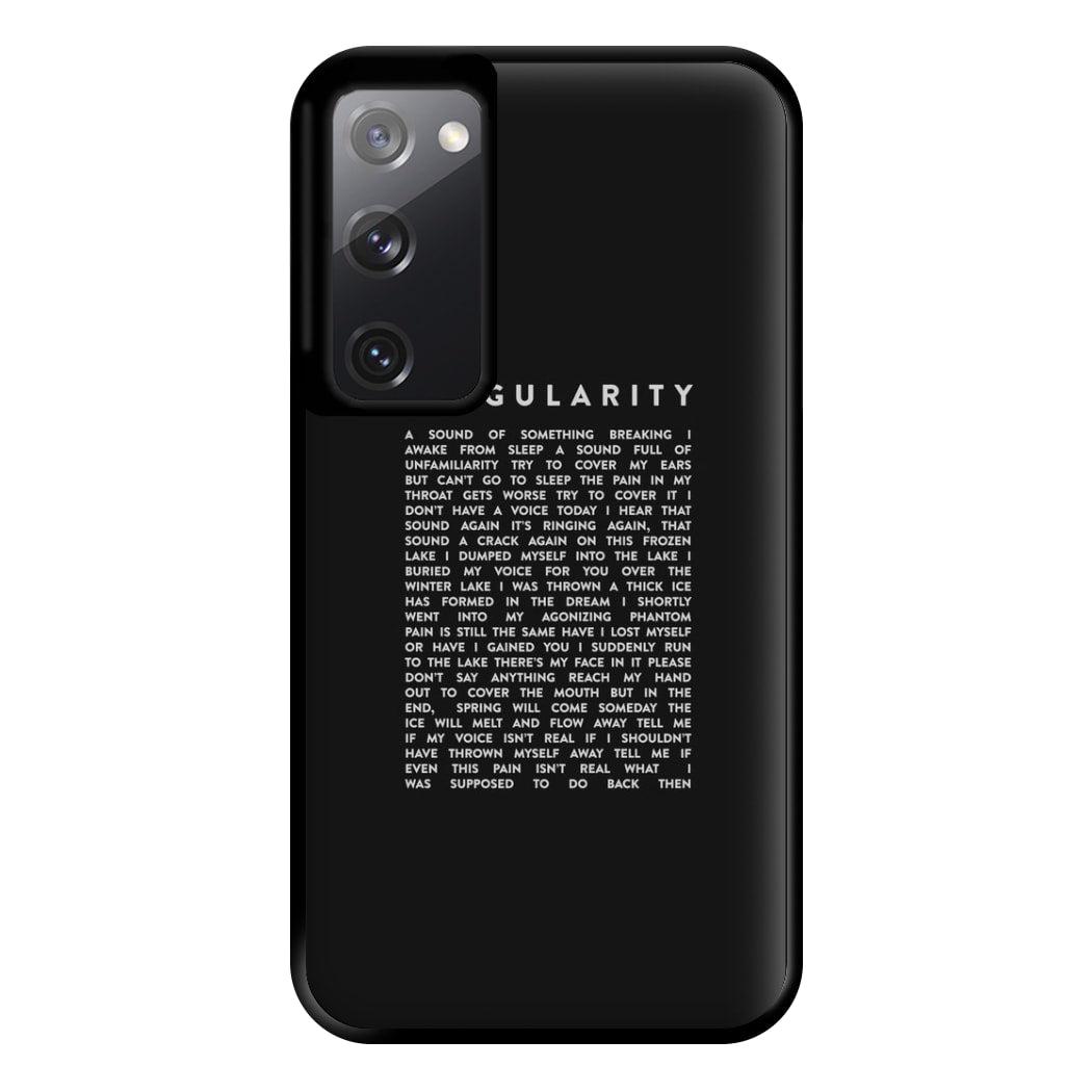 Singularity Lyrics - K Pop Phone Case for Galaxy S20FE