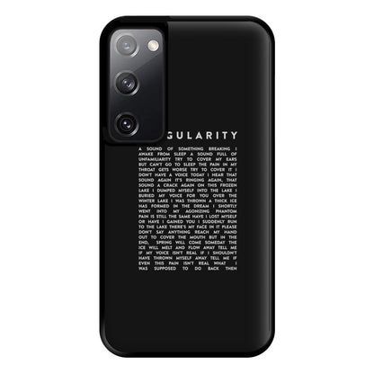 Singularity Lyrics - K Pop Phone Case for Galaxy S20