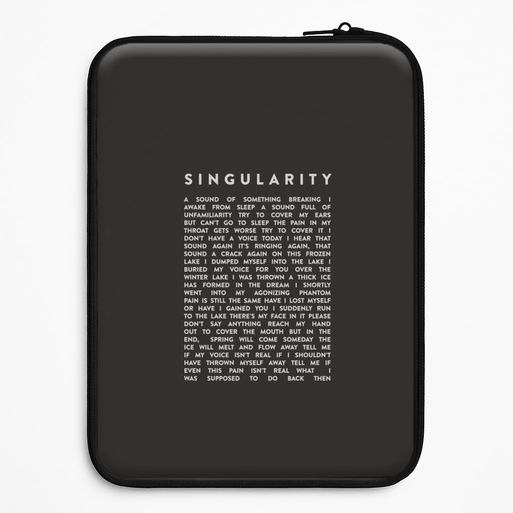 Singularity Lyrics - K Pop Laptop Sleeve