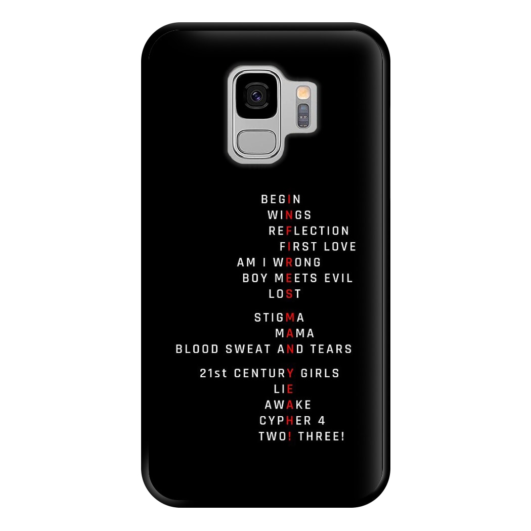 Wings Theory : Infires - K Pop Phone Case for Galaxy S9 Plus