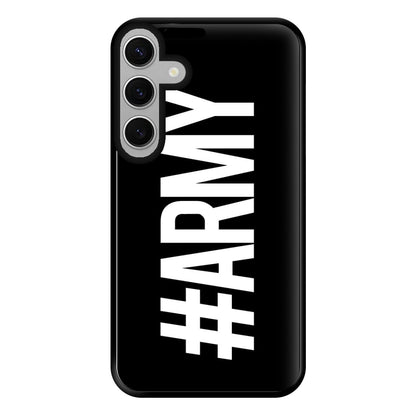 Hashtag Army - K Pop Phone Case for Galaxy S24FE