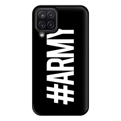 Hashtag Army - K Pop Phone Case for Galaxy A12