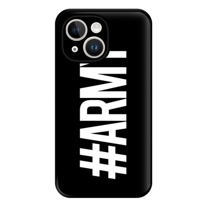 Hashtag Army - K Pop Phone Case for iPhone 14 Plus