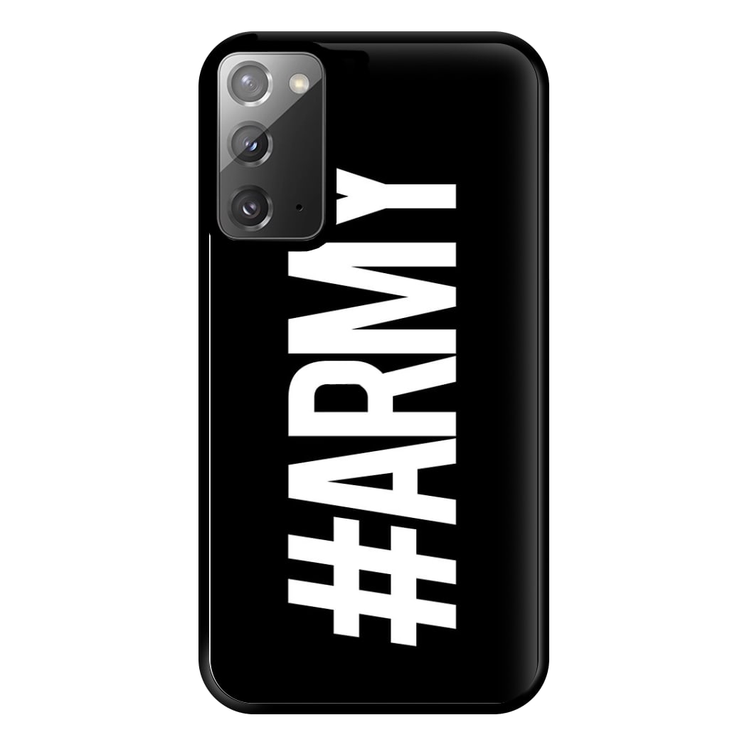 Hashtag Army - K Pop Phone Case for Galaxy Note 20 Ultra