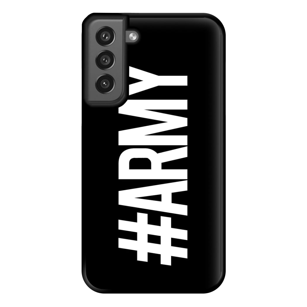 Hashtag Army - K Pop Phone Case for Galaxy S21FE