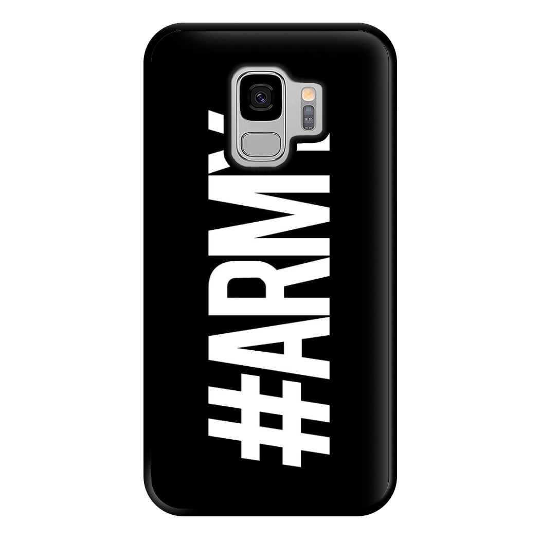 Hashtag Army - K Pop Phone Case for Galaxy S9 Plus