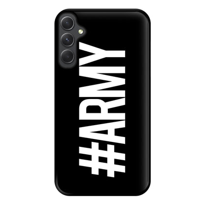 Hashtag Army - K Pop Phone Case for Galaxy A54