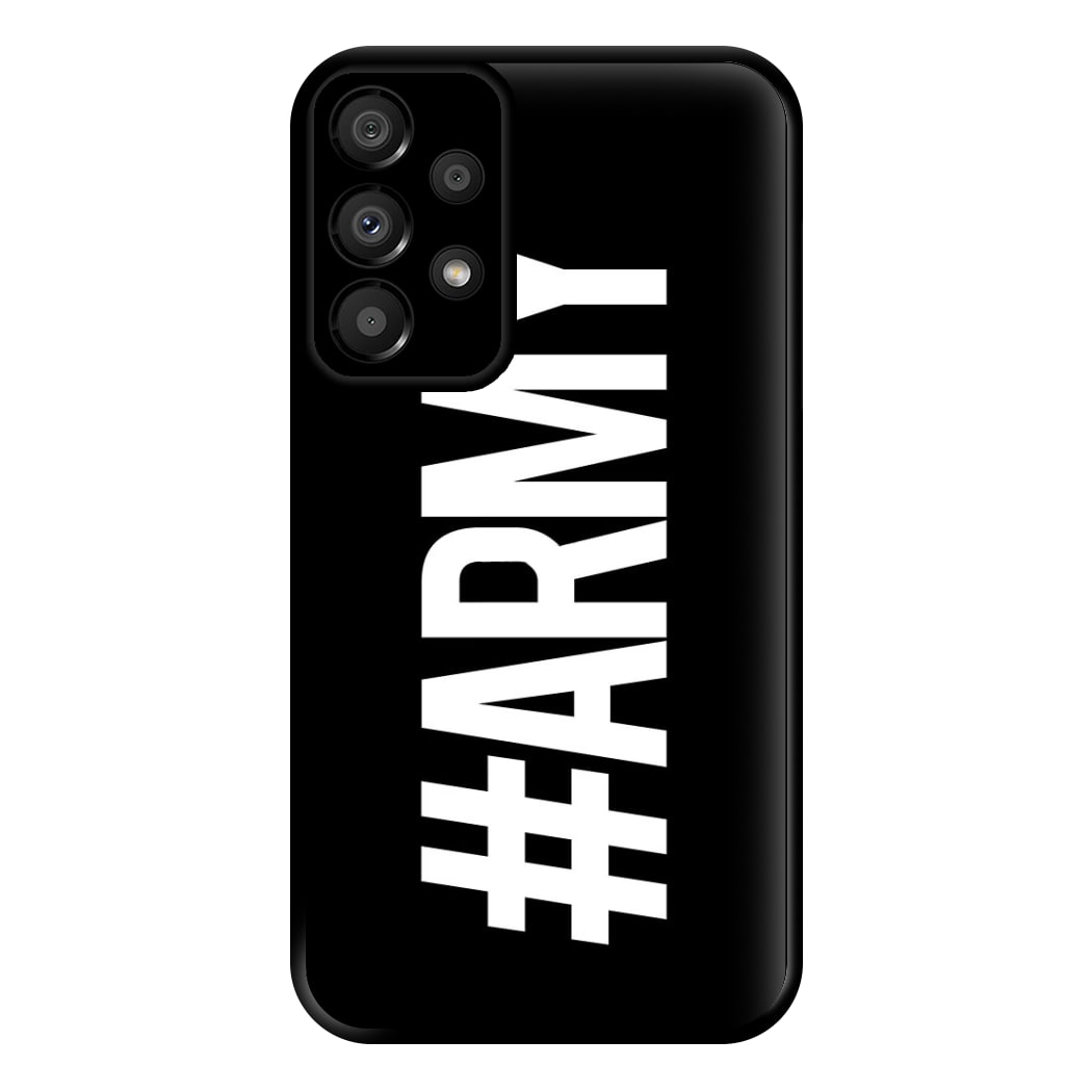 Hashtag Army - K Pop Phone Case for Galaxy A33