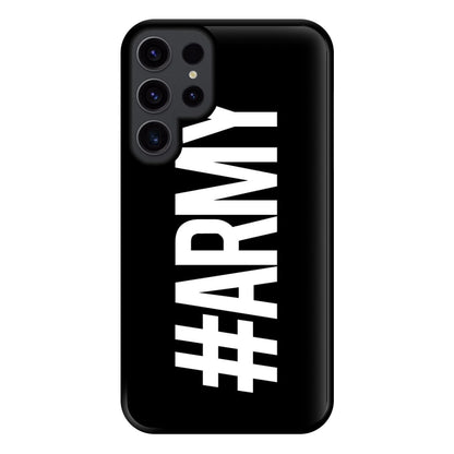 Hashtag Army - K Pop Phone Case for Galaxy S23 Ultra