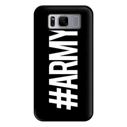 Hashtag Army - K Pop Phone Case for Galaxy S8 Plus