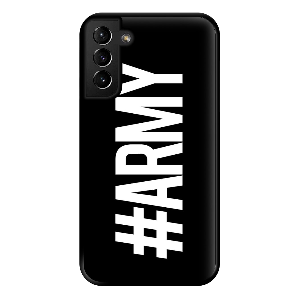 Hashtag Army - K Pop Phone Case for Galaxy S21 Plus