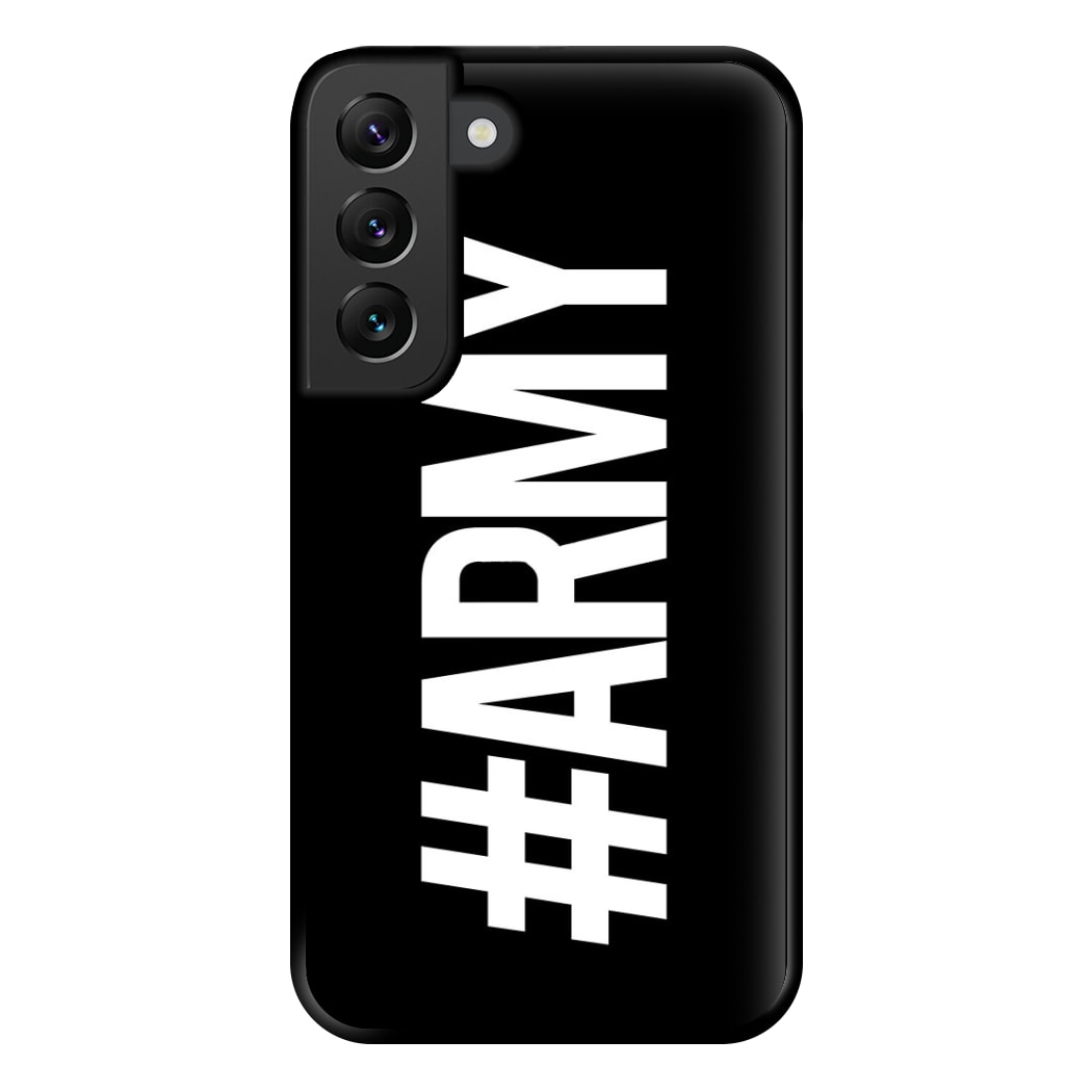 Hashtag Army - K Pop Phone Case for Galaxy S22 Plus