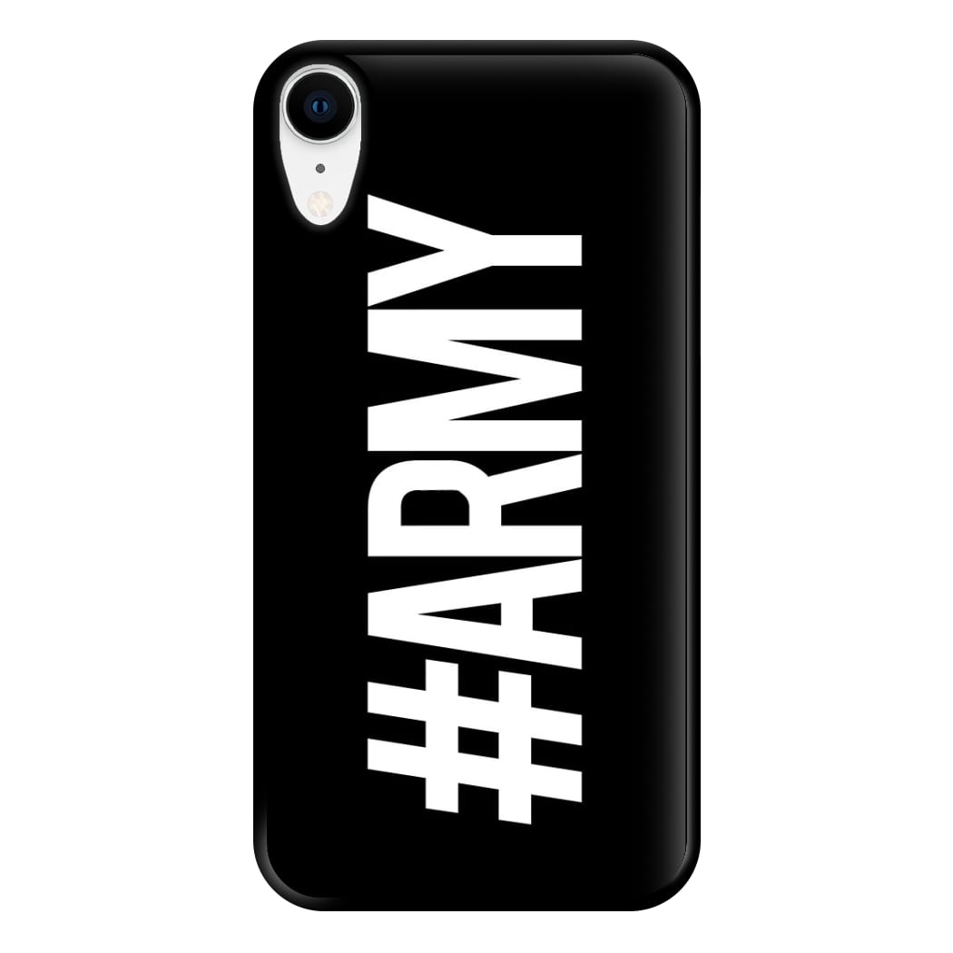 Hashtag Army - K Pop Phone Case for iPhone XR