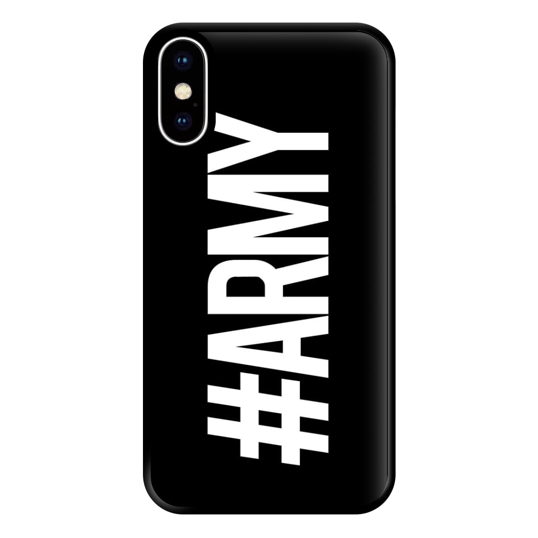 Hashtag Army - K Pop Phone Case for iPhone XS Max