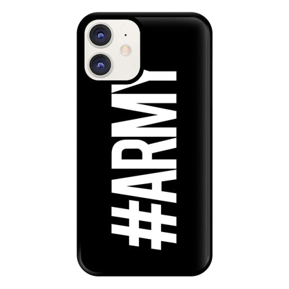 Hashtag Army - K Pop Phone Case for iPhone 12 / 12 Pro