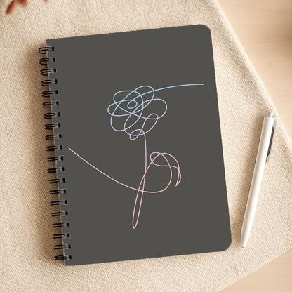 Love Yourself Flower - K Pop Notepad