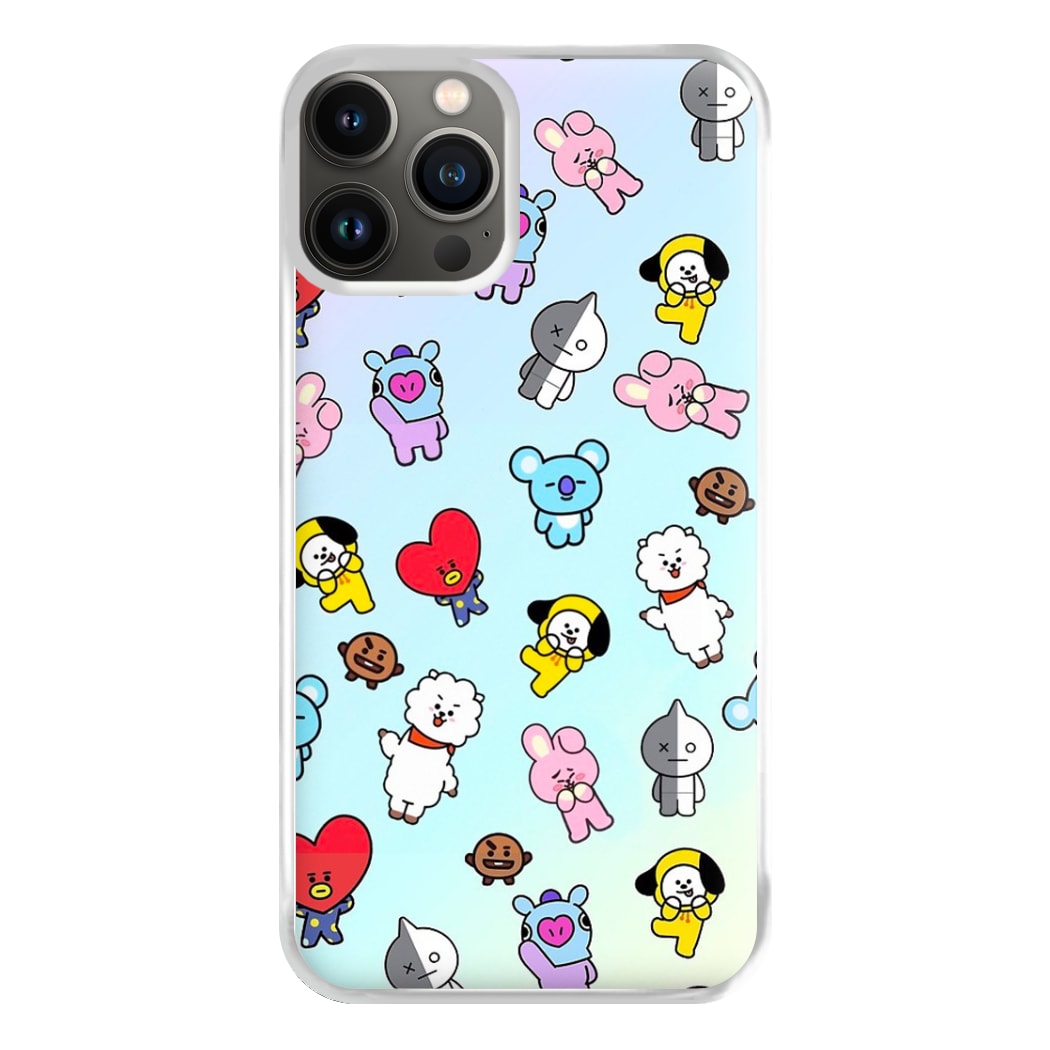 BT21 Collage - K Pop Phone Case for iPhone 13 Pro Max