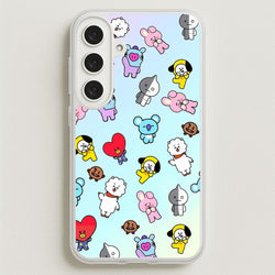 BT21 Collage - K Pop Phone Case for Galaxy S25FE