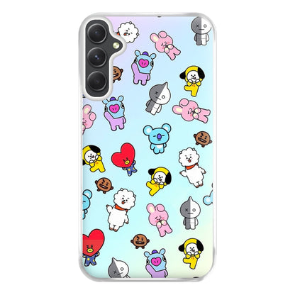 BT21 Collage - K Pop Phone Case for Galaxy A54