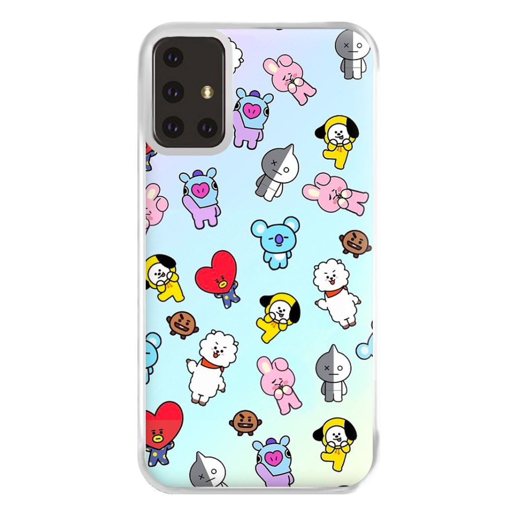 BT21 Collage - K Pop Phone Case for Galaxy A71