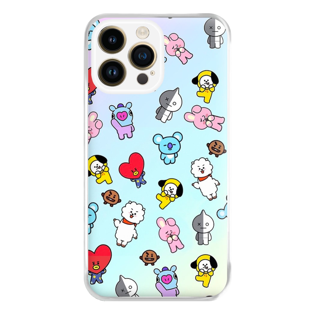 BT21 Collage - K Pop Phone Case for iPhone 14 Pro Max