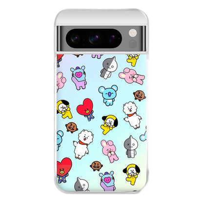 BT21 Collage - K Pop Phone Case for Google Pixel 8 Pro