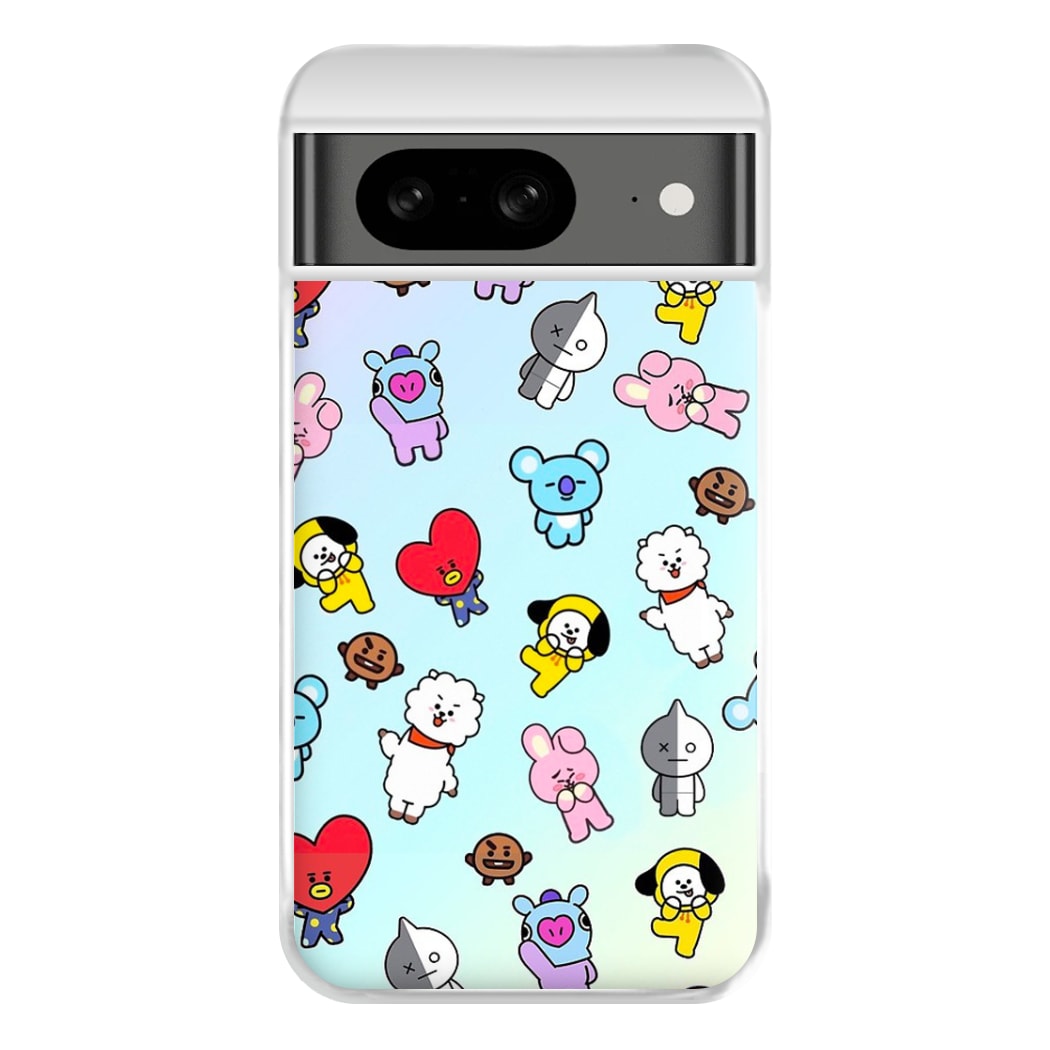 BT21 Collage - K Pop Phone Case for Google Pixel 8