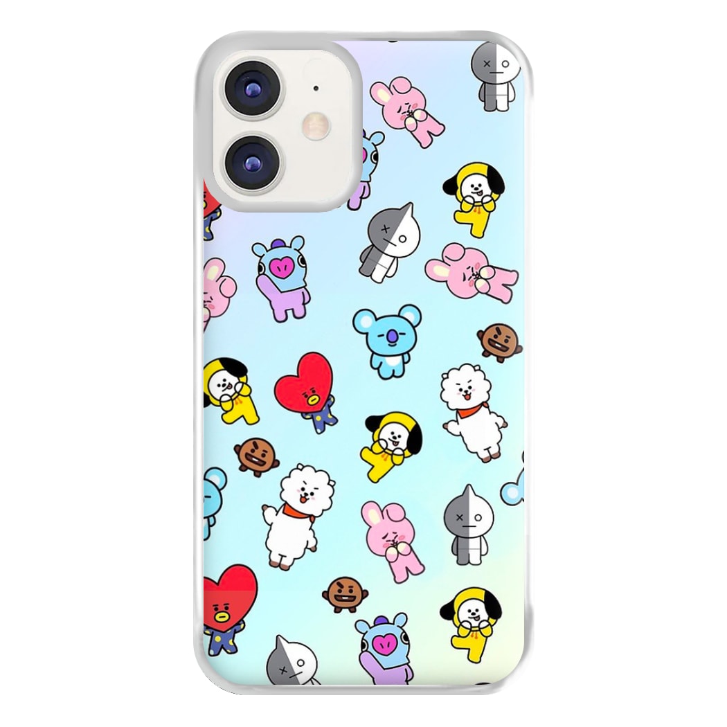 BT21 Collage - K Pop Phone Case for iPhone 11