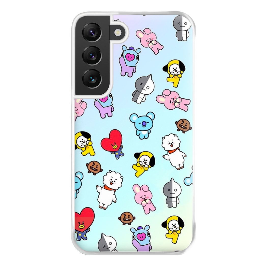 BT21 Collage - K Pop Phone Case for Galaxy S22 Plus