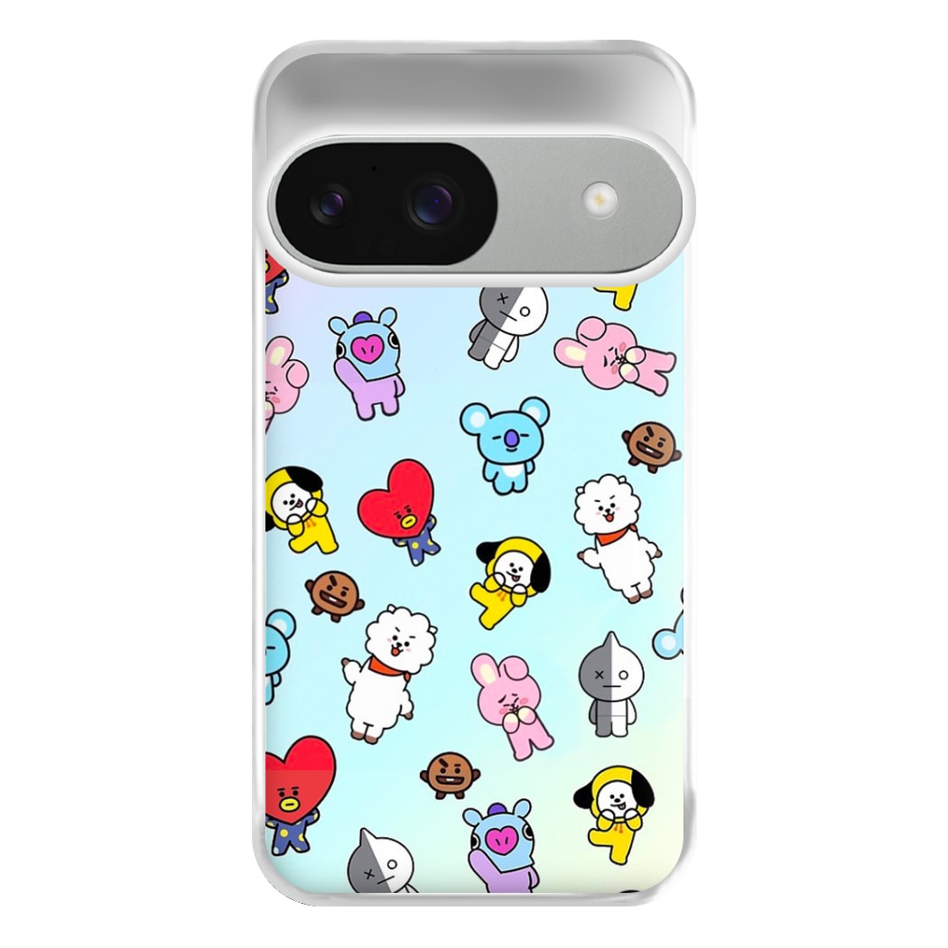 BT21 Collage - K Pop Phone Case for Google Pixel 9 / 9 Pro