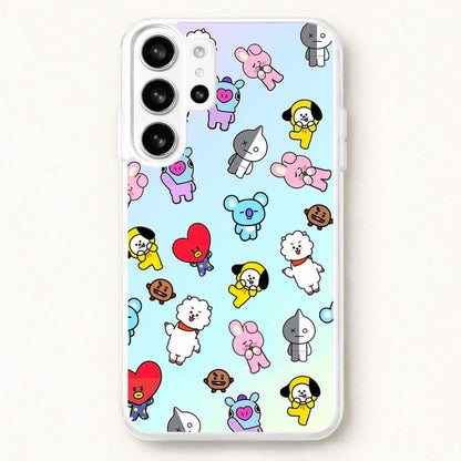 BT21 Collage - K Pop Phone Case for Galaxy S26 Ultra
