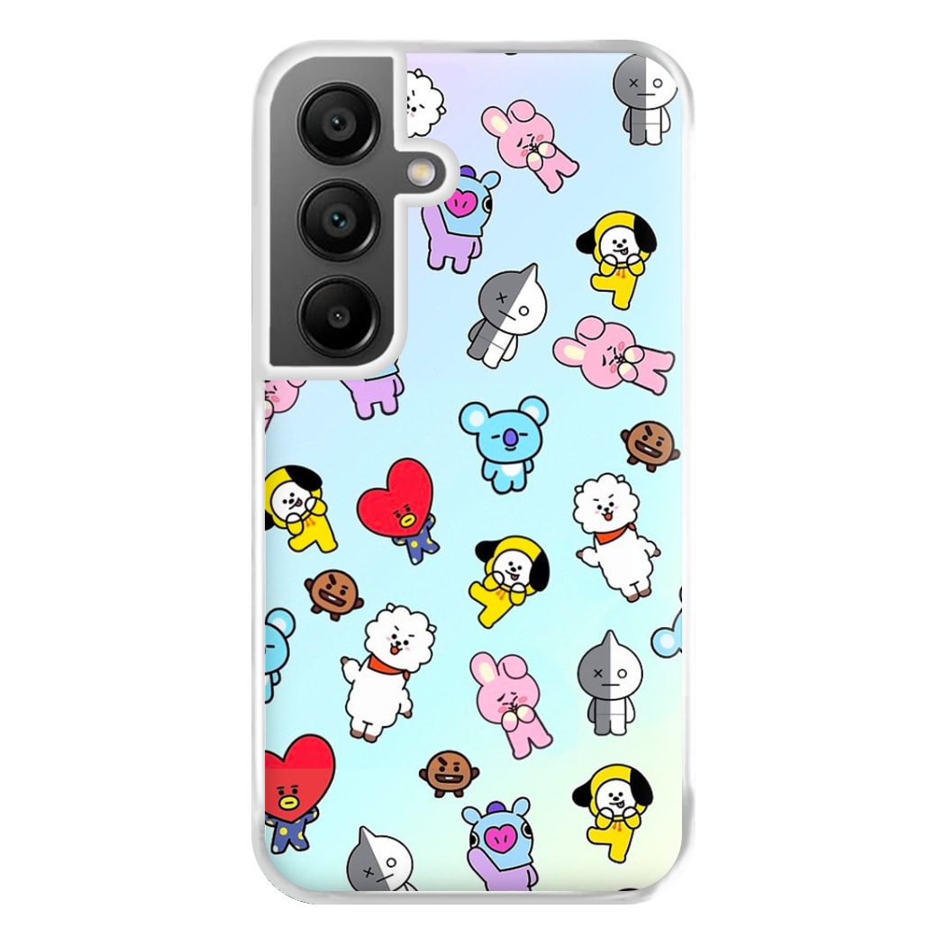 BT21 Collage - K Pop Phone Case for Galaxy A55