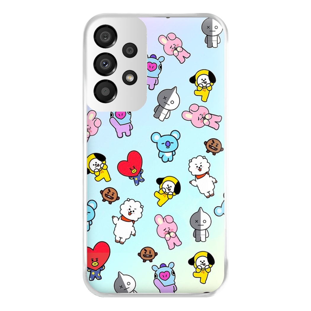 BT21 Collage - K Pop Phone Case for Galaxy A33