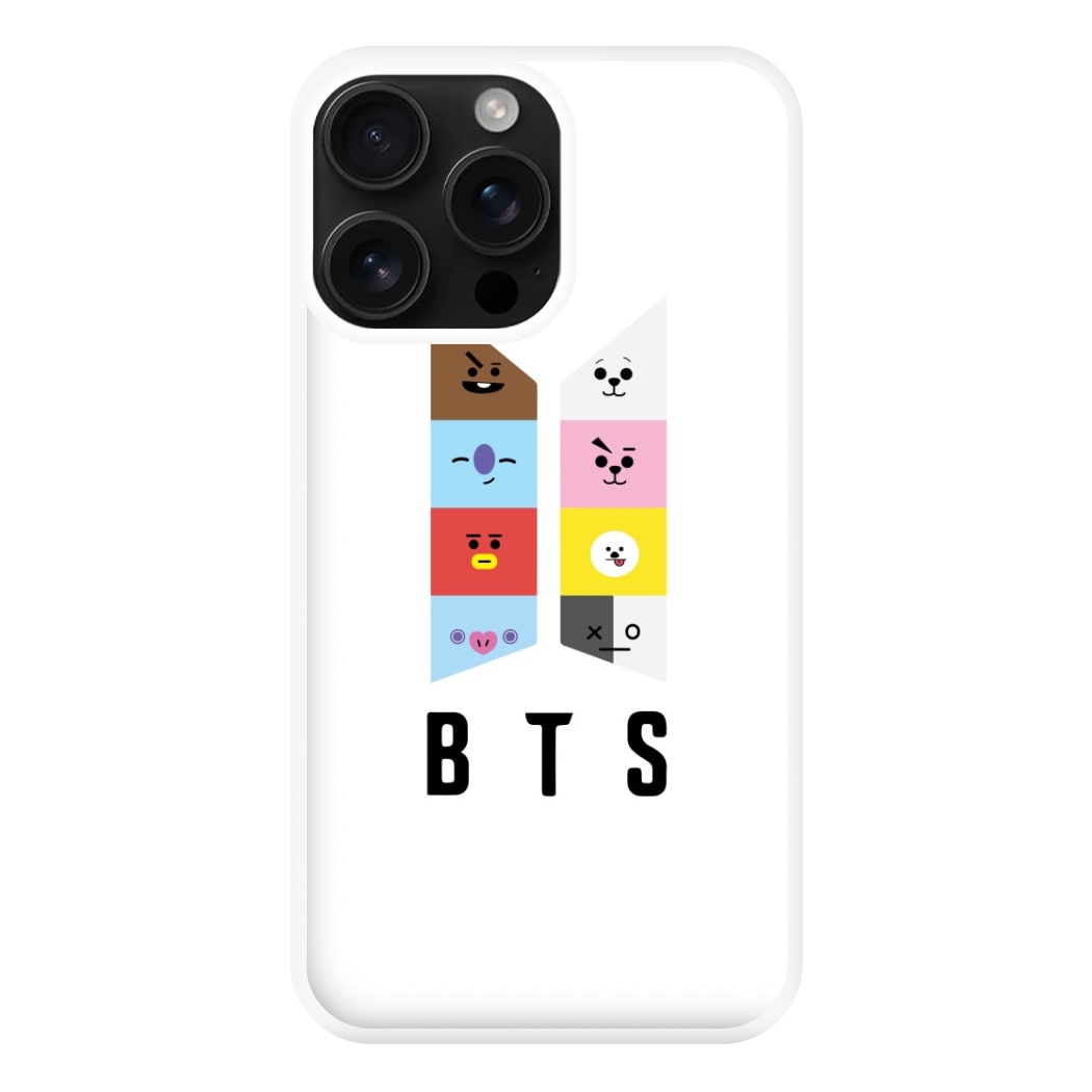 BT21 K-Pop Band Logo Phone Case