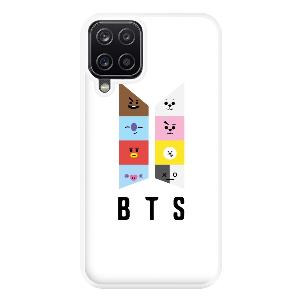 BT21 K-Pop Band Logo Phone Case for Galaxy A12