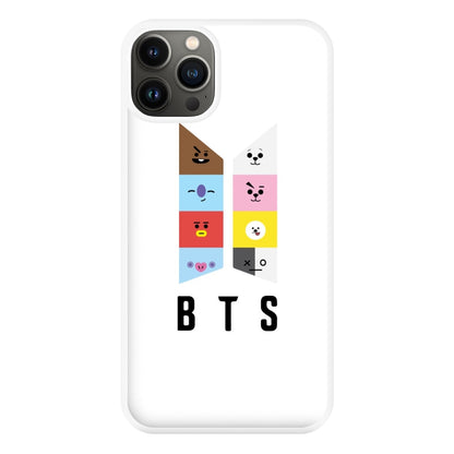 BT21 K-Pop Band Logo Phone Case for iPhone 13