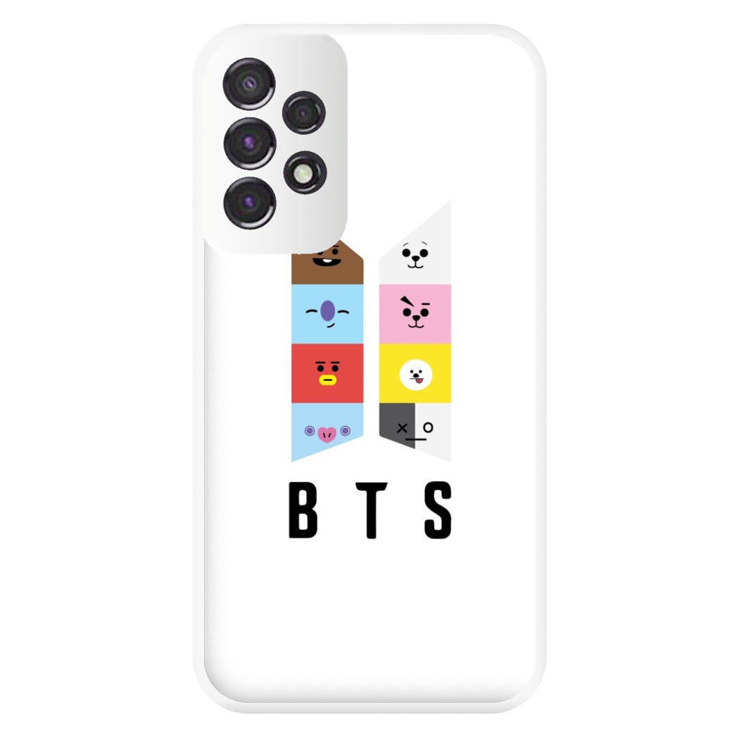 BT21 K-Pop Band Logo Phone Case for Galaxy A53