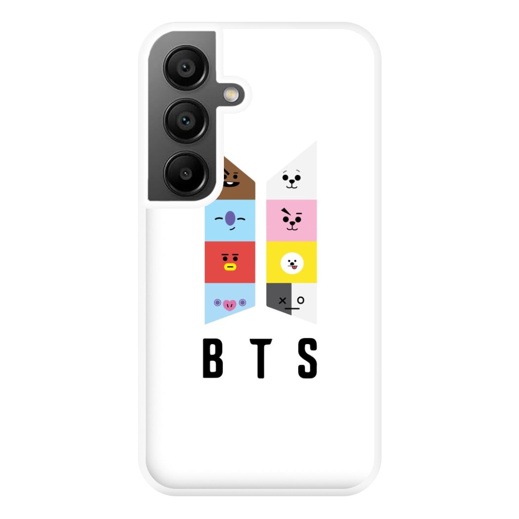 BT21 K-Pop Band Logo Phone Case for Galaxy A55