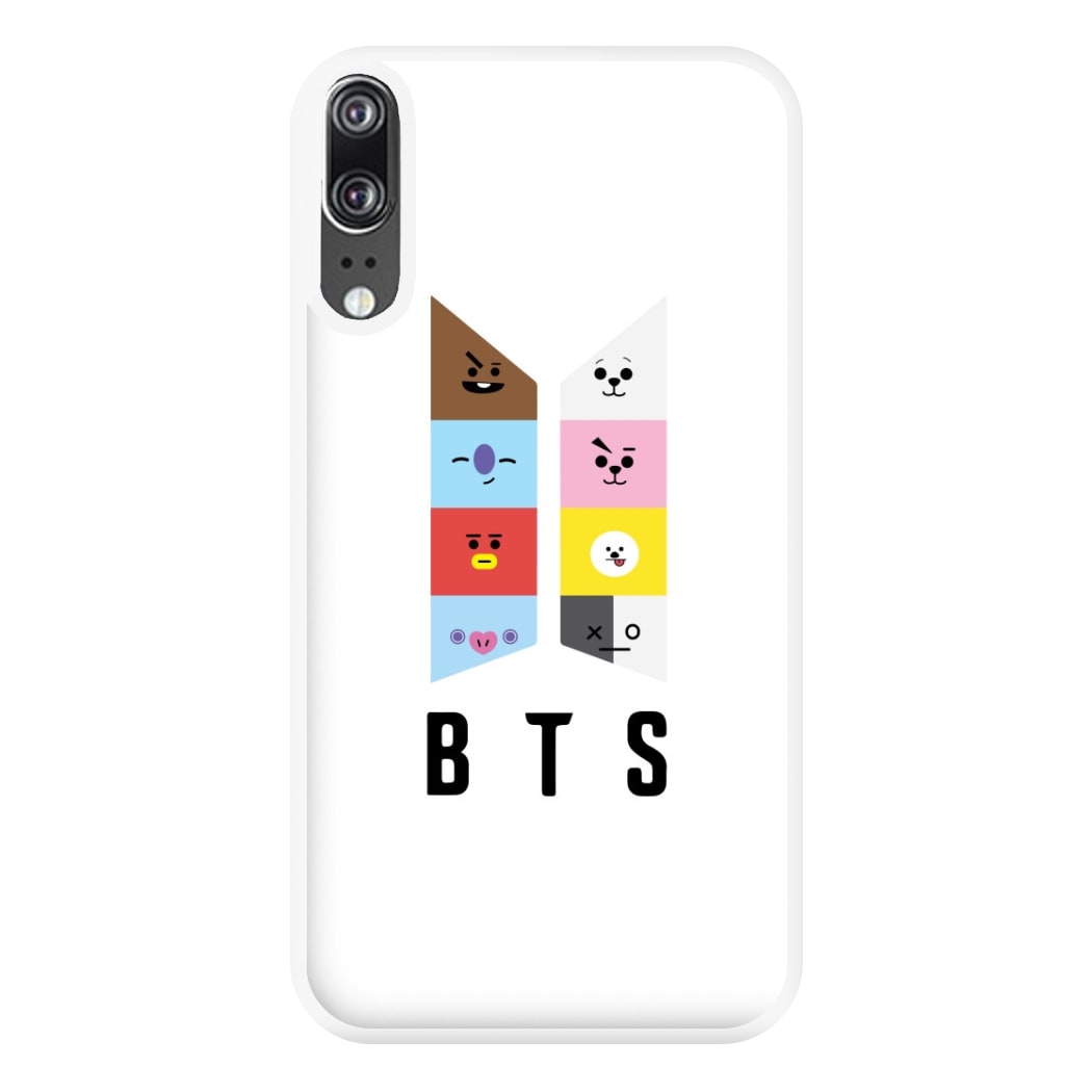 BT21 K-Pop Band Logo Phone Case for Huawei P20