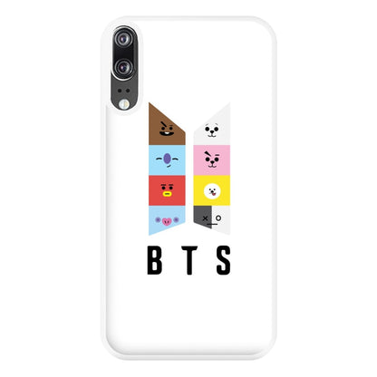 BT21 K-Pop Band Logo Phone Case for Huawei P20