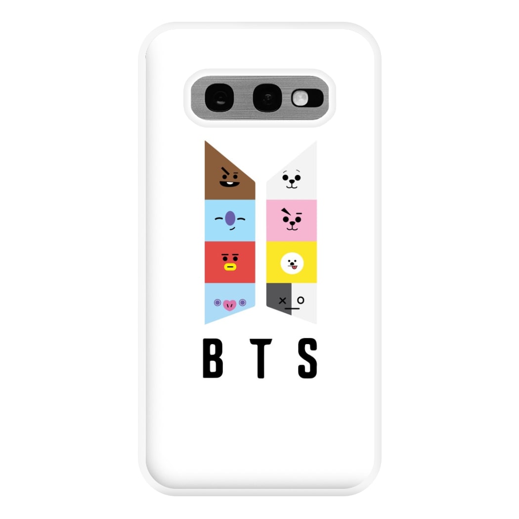 BT21 K-Pop Band Logo Phone Case for Galaxy S10e