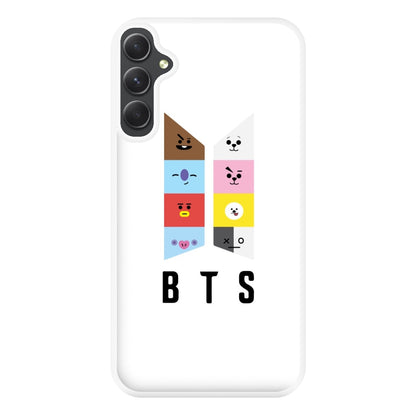 BT21 K-Pop Band Logo Phone Case for Galaxy A54