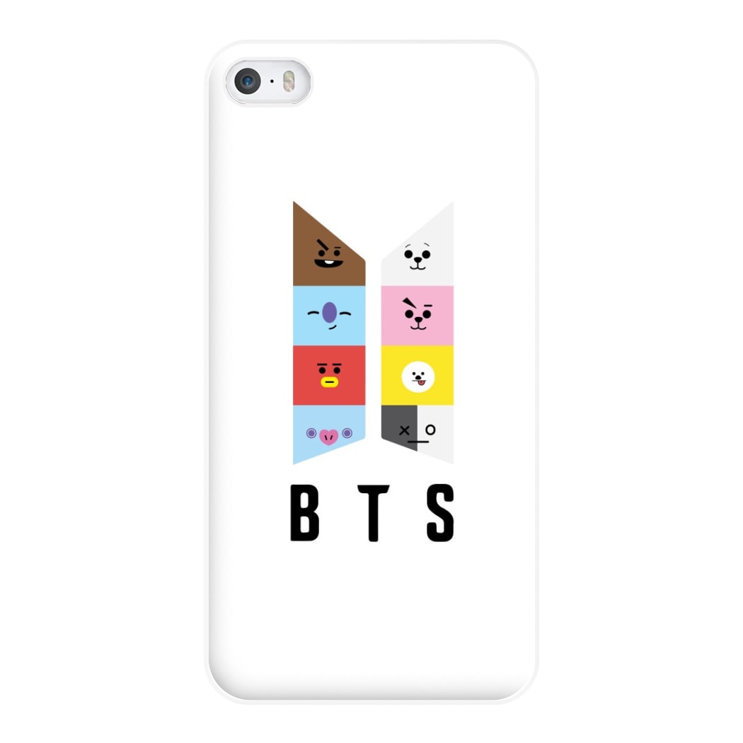 BT21 K-Pop Band Logo Phone Case for iPhone 5 / 5s / SE 2016